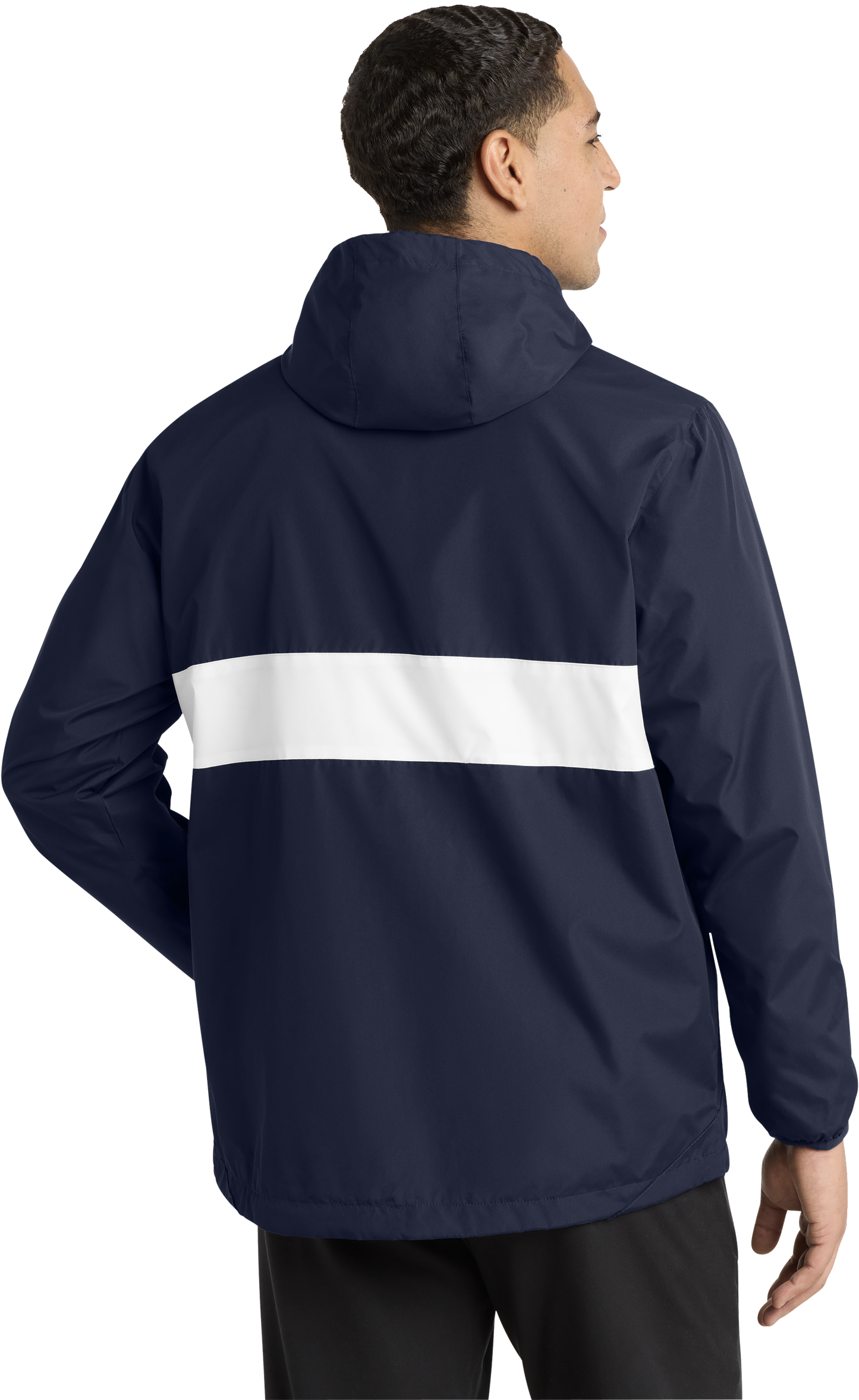 Black flag windbreaker