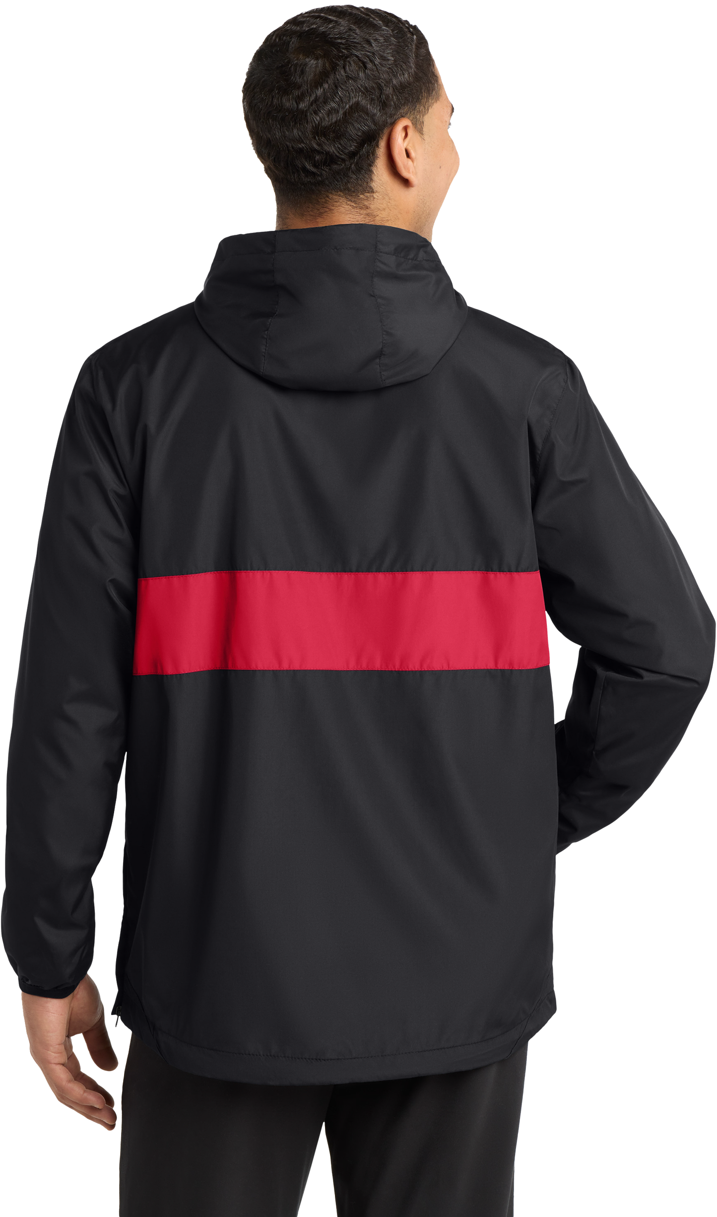 Black flag windbreaker