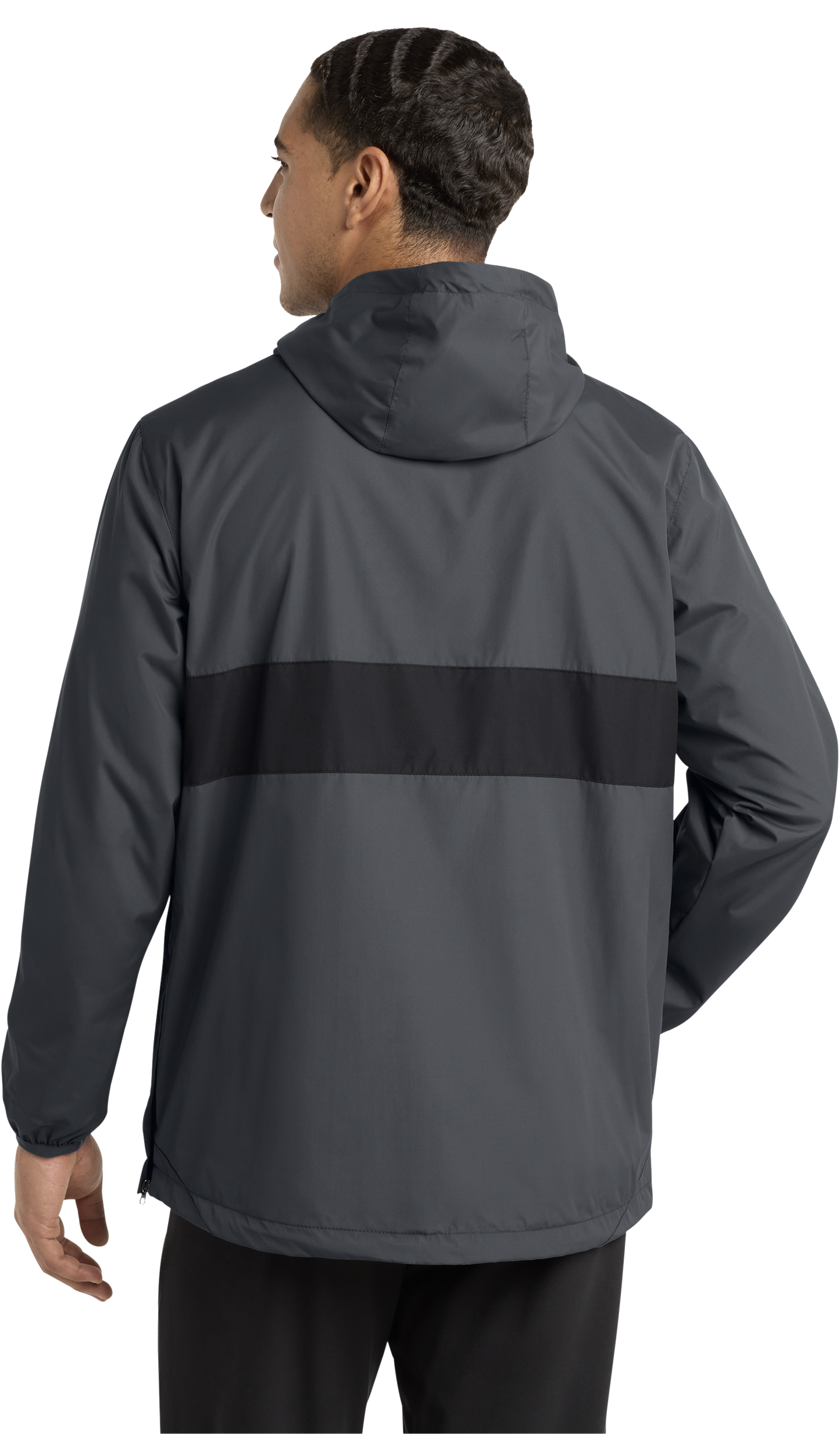 Black flag windbreaker