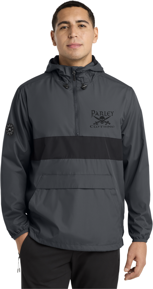 Black flag windbreaker